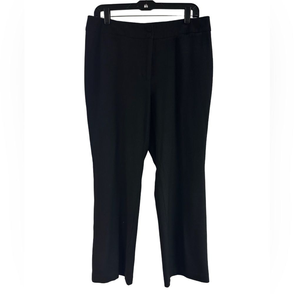 Talbots Heritage Black Wool Blend Pants Size 12P